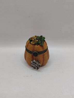 Vintage Boyds Bear Treasure Box Jack’s Prize Punkin with Nutmeg McNibble And Pie